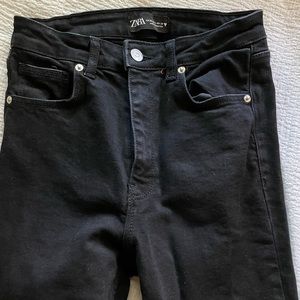 Zara Skinny Split hem Jeans